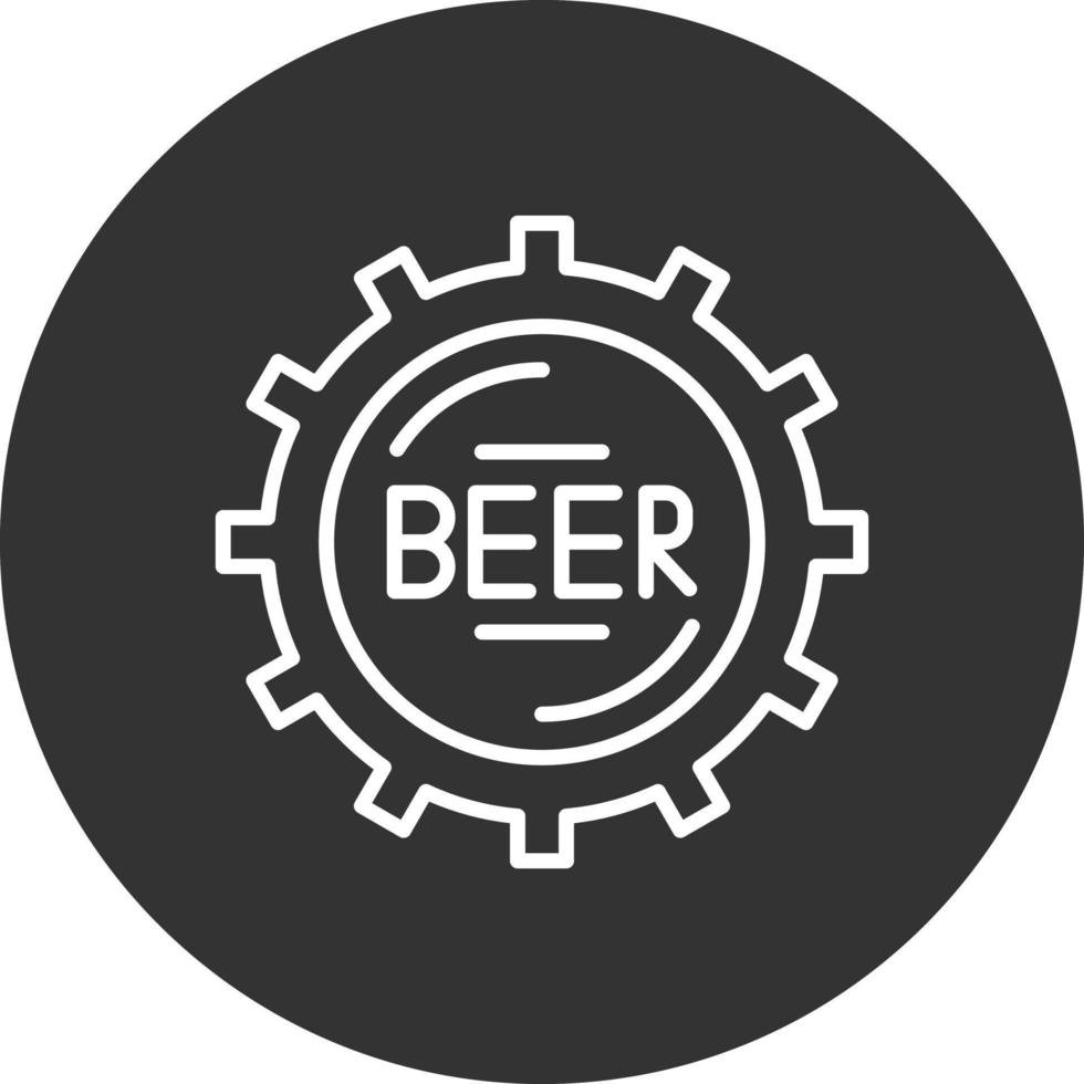 Bottle Cap Creative Icon Design vector