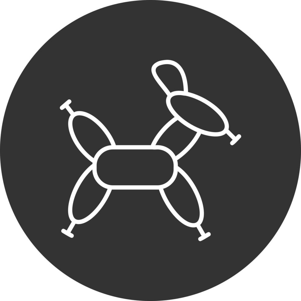 Balloon Modelling Creative Icon Design vector