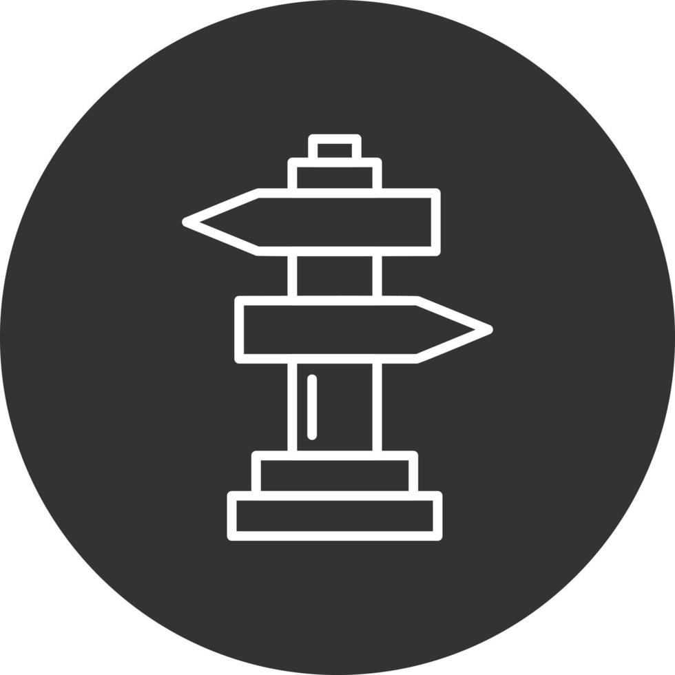 Road Sign Creative Icon Design vector