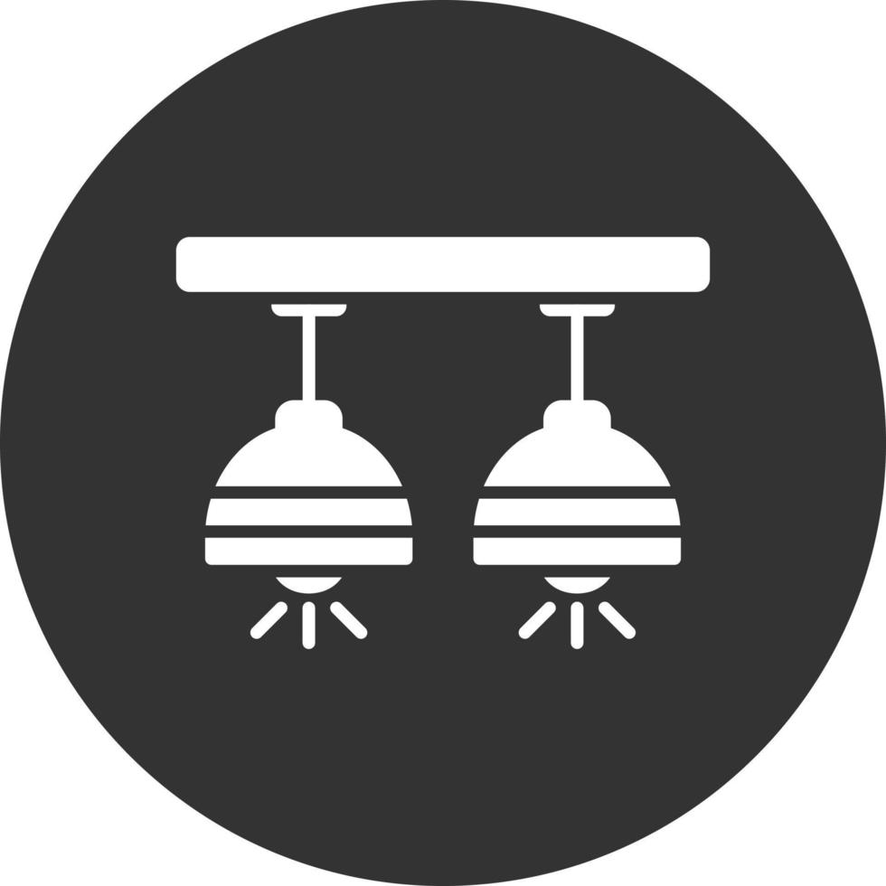 Ceiling Lamp Creative Icon Design vector