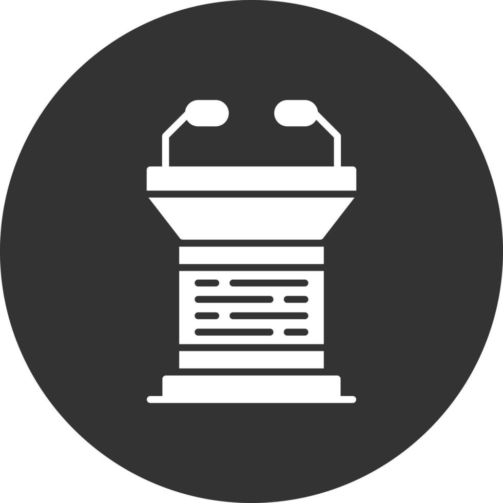 Lectern Creative Icon Design vector