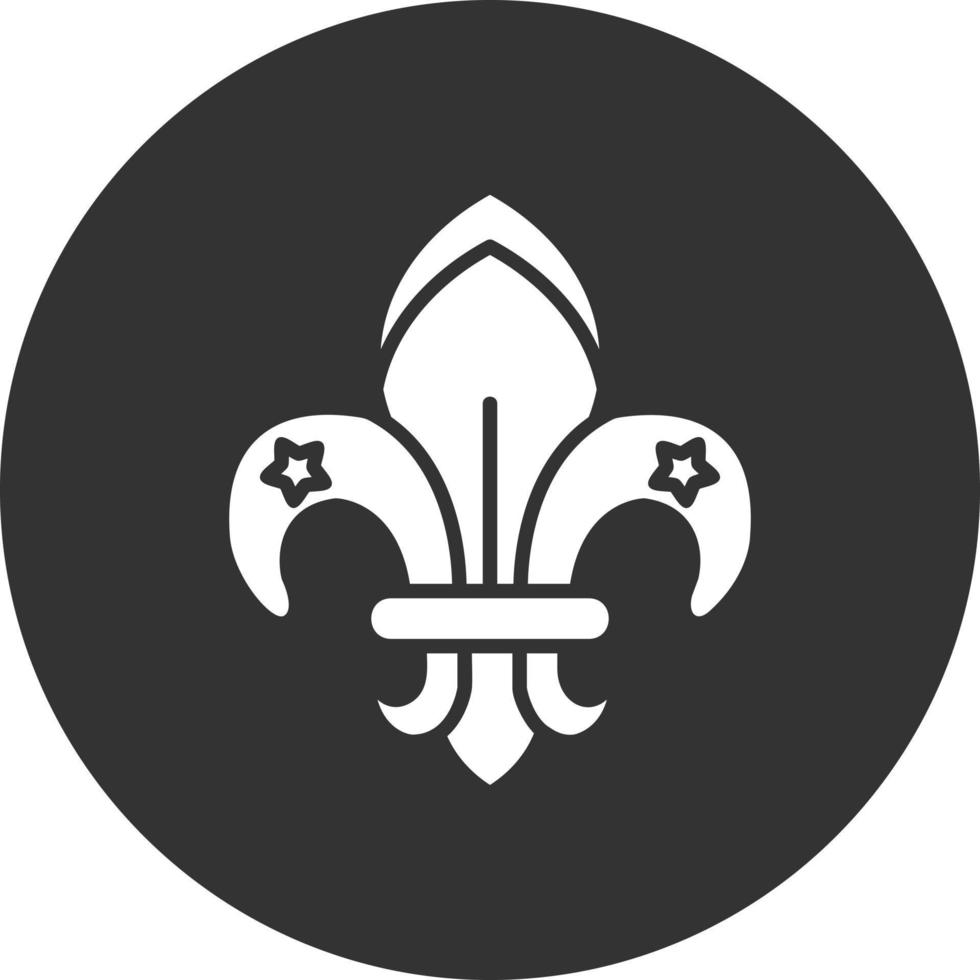 Fleur De Lis Creative Icon Design vector