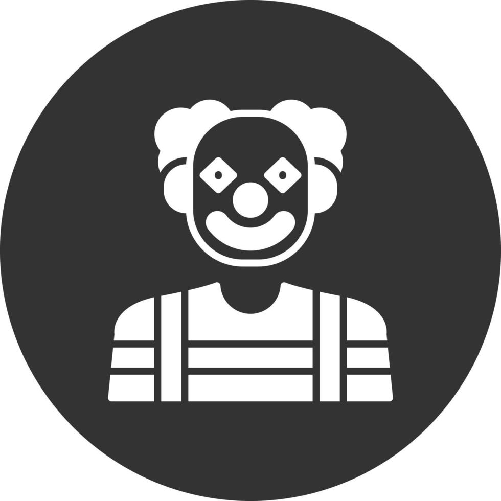 diseño de icono creativo de payaso vector