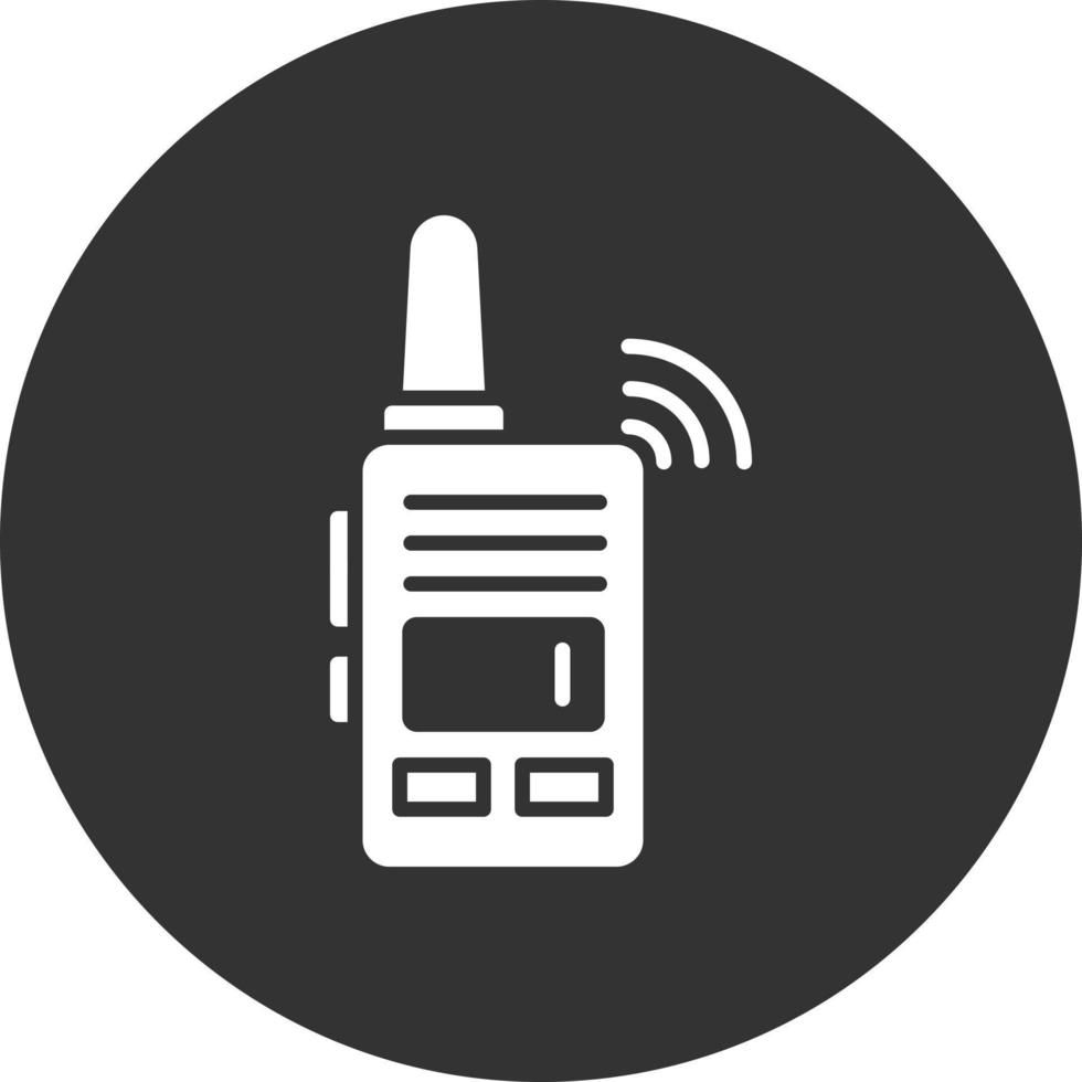 Walkie Talkie Creative Icon Design vector