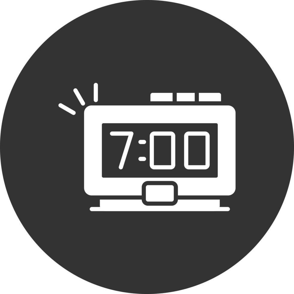 Digital Clock Creative Icon Design vector