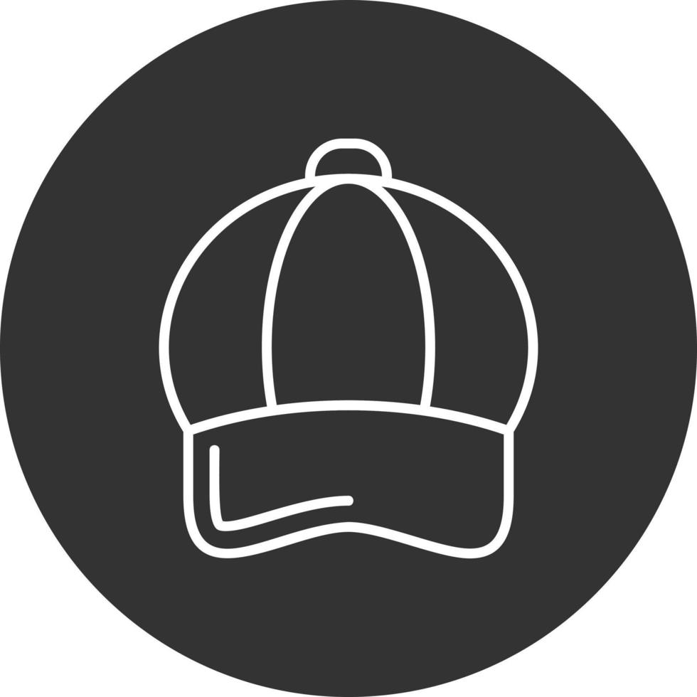 diseño de icono creativo de gorra vector