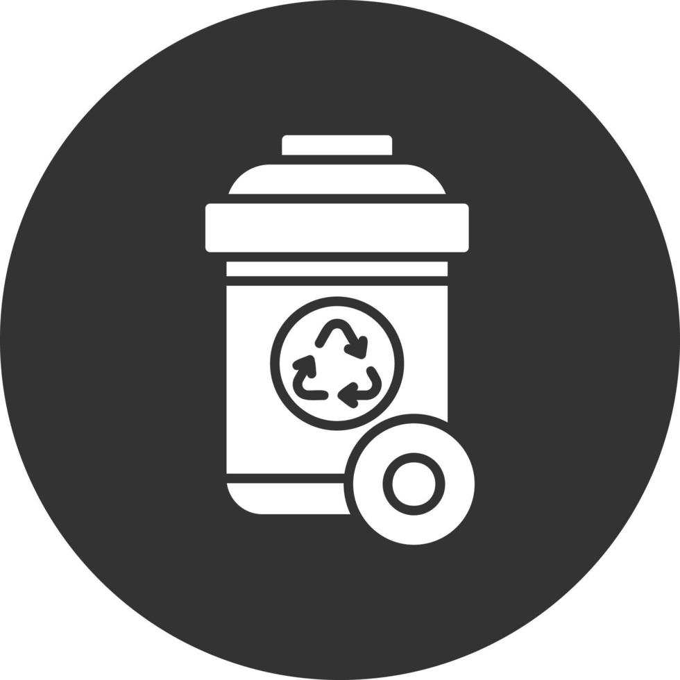 Recycle Bin Creative Icon Design vector