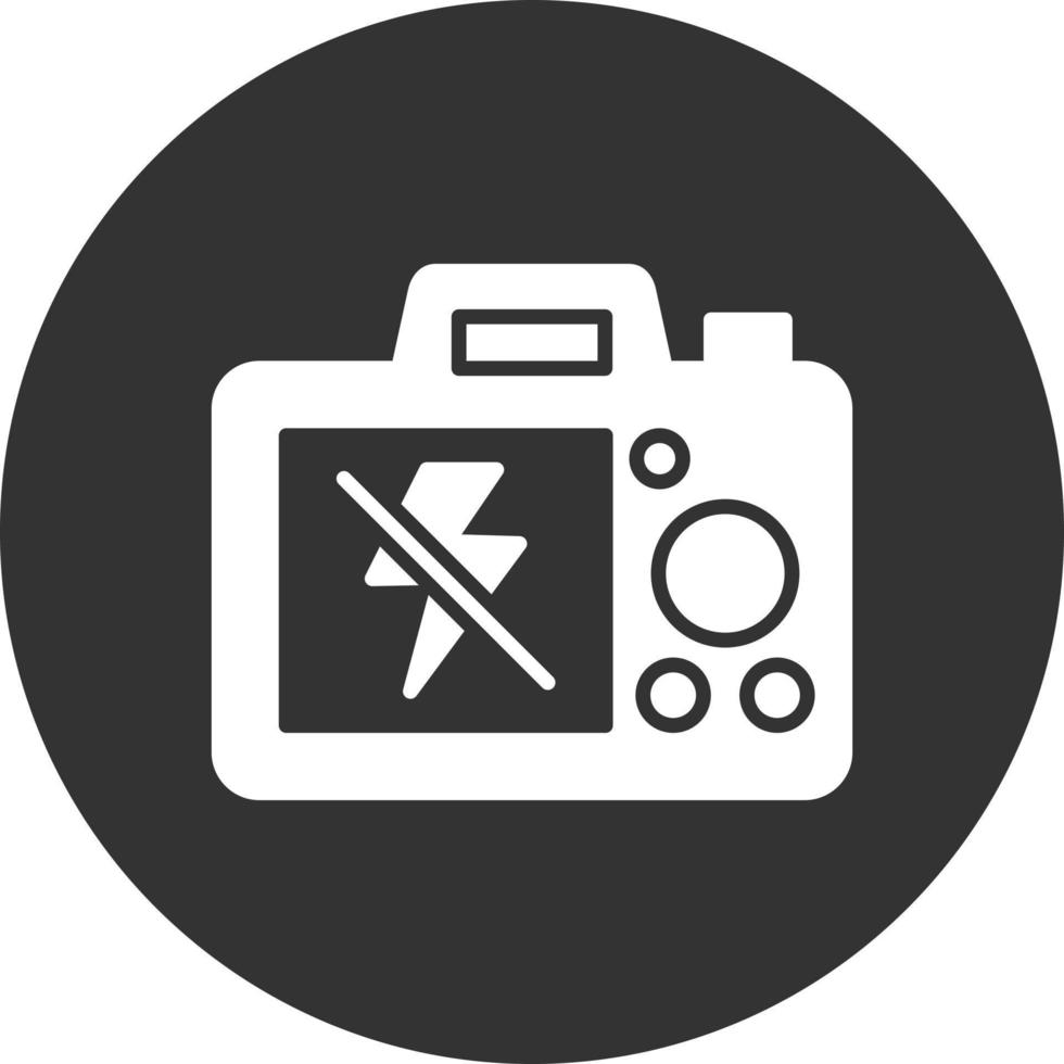 No Flash Creative Icon Design vector