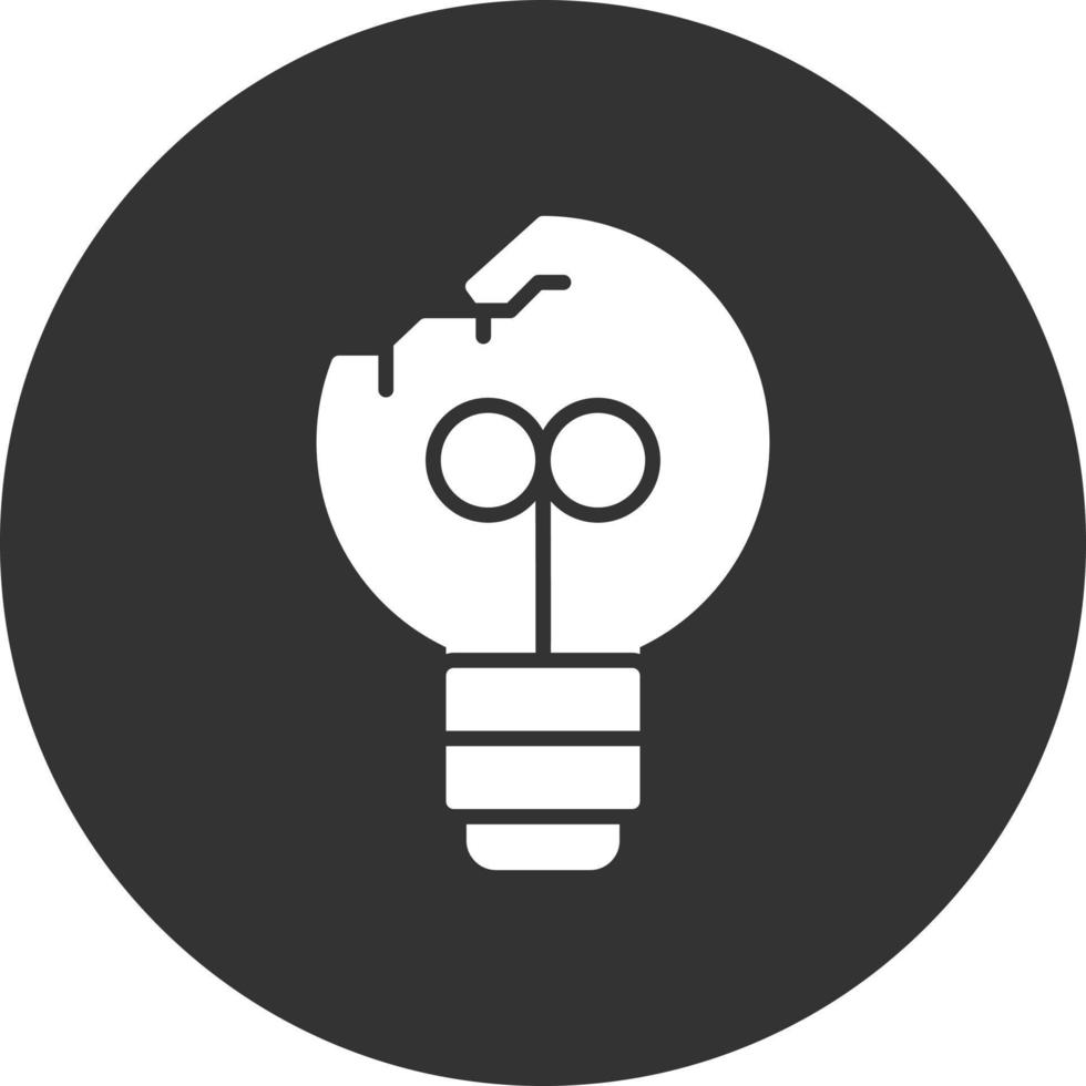 Light Bulb Creative Icon Design vector