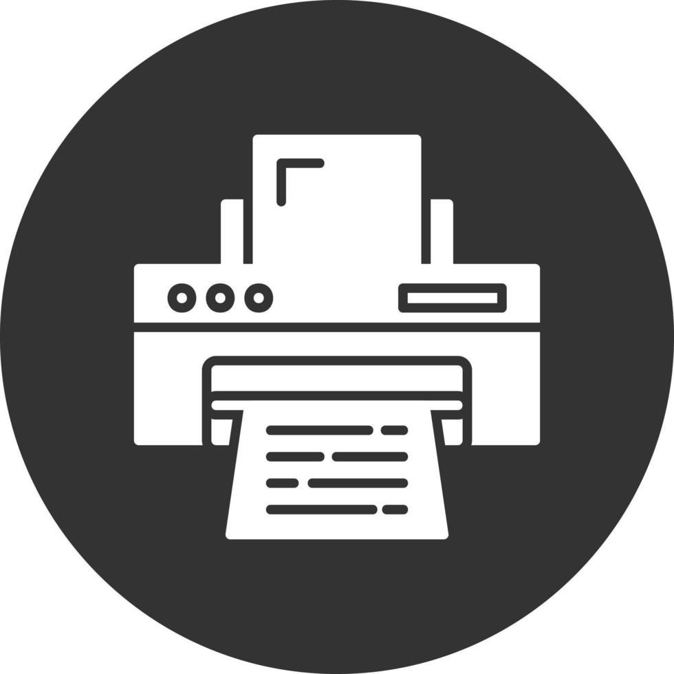 Printer Creative Icon Design vector