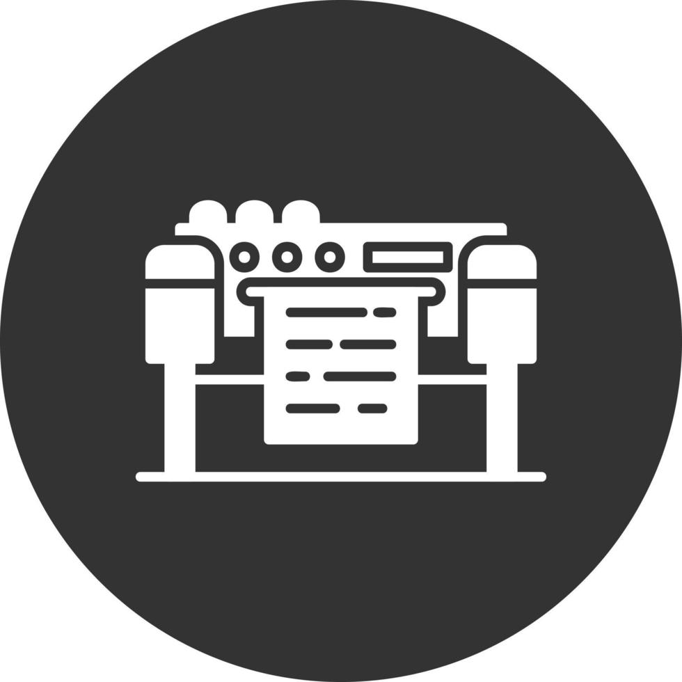 Plotter Creative Icon Design vector