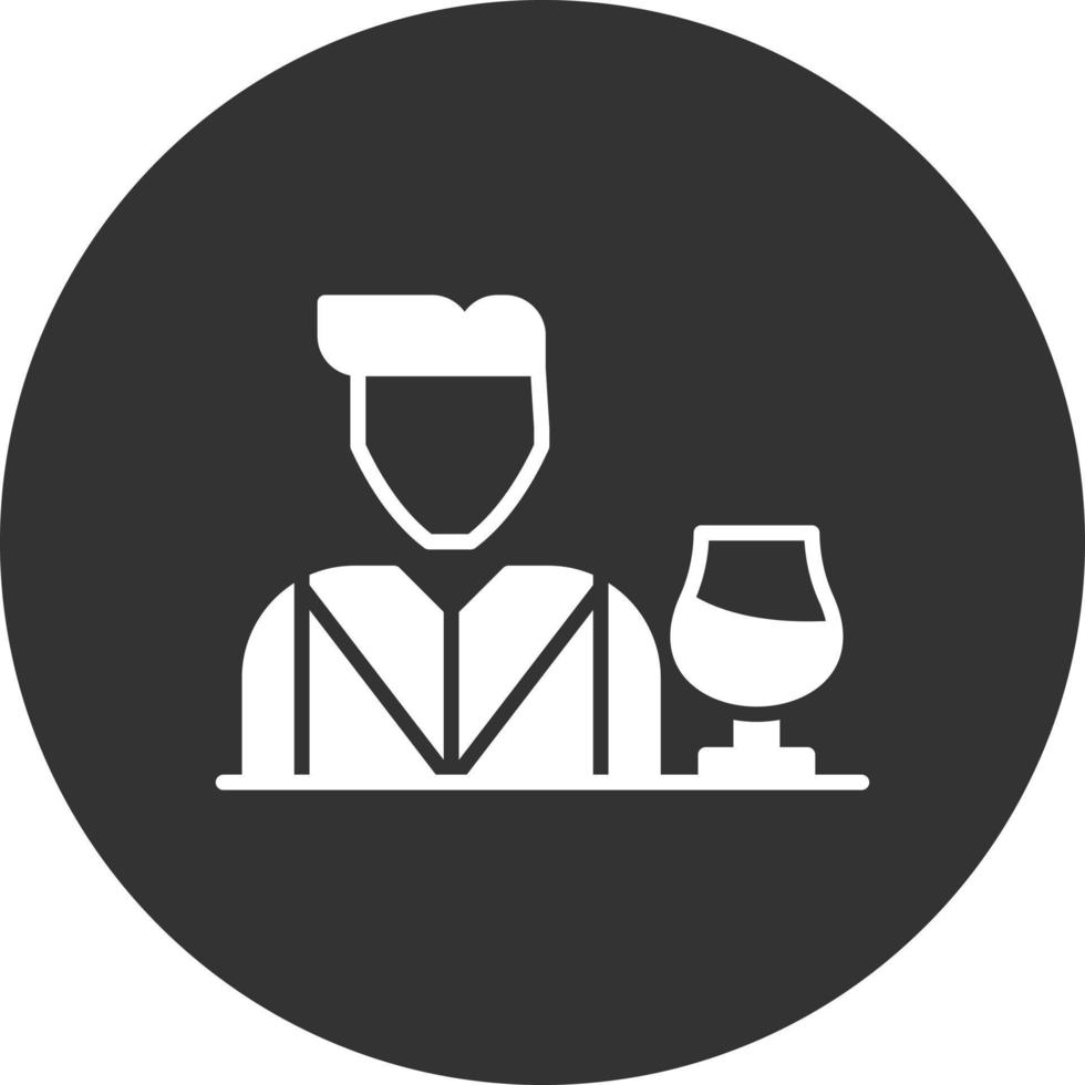 Bartender Creative Icon Design vector