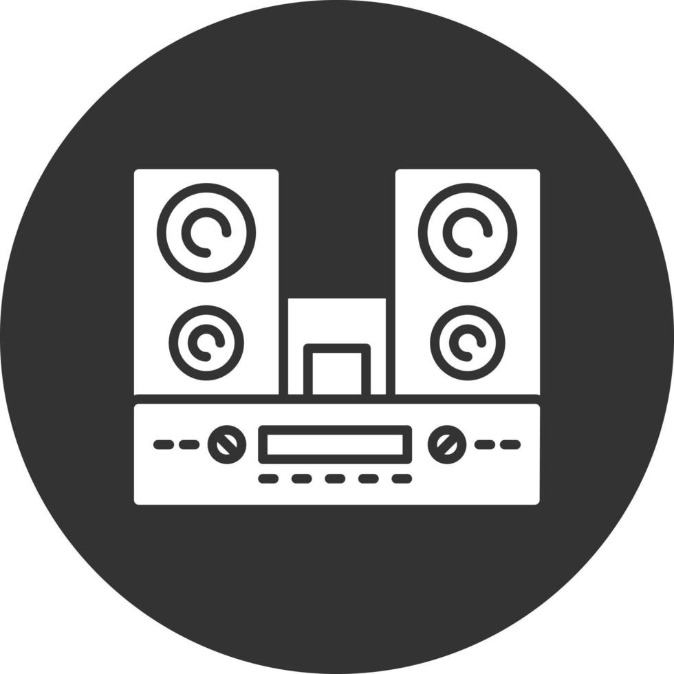 diseño de icono creativo de altavoces vector