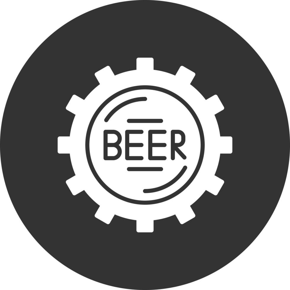 Bottle Cap Creative Icon Design vector