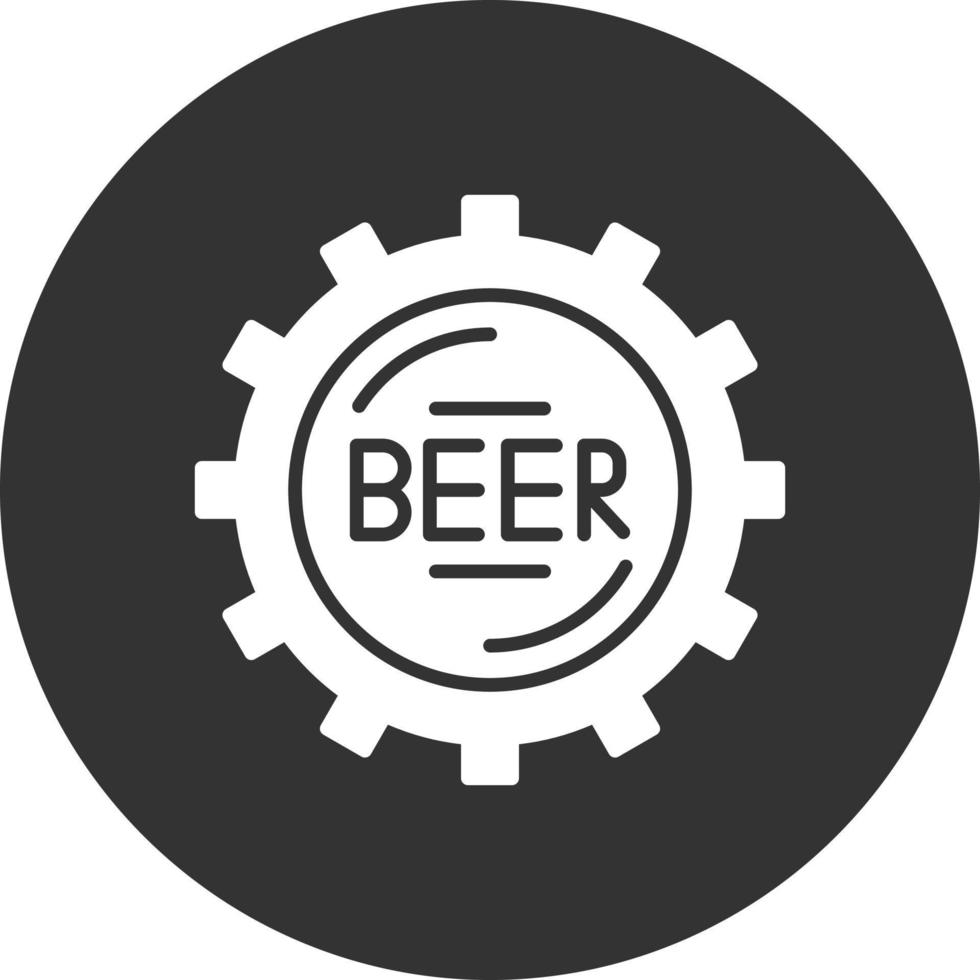 Bottle Cap Creative Icon Design vector