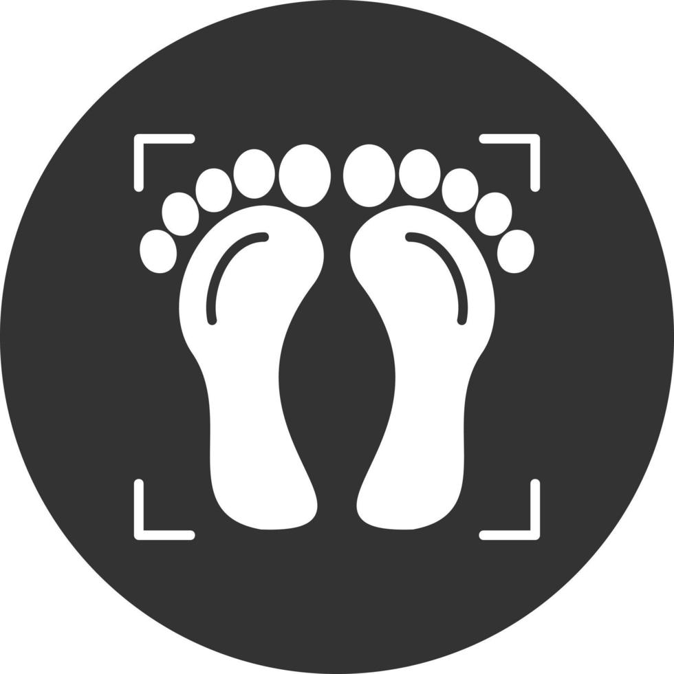 Foot Print Creative Icon Design vector