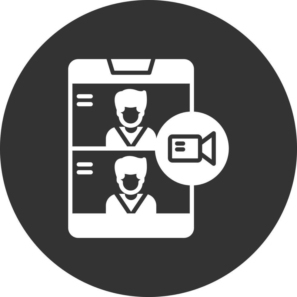 Videocall Creative Icon Design vector