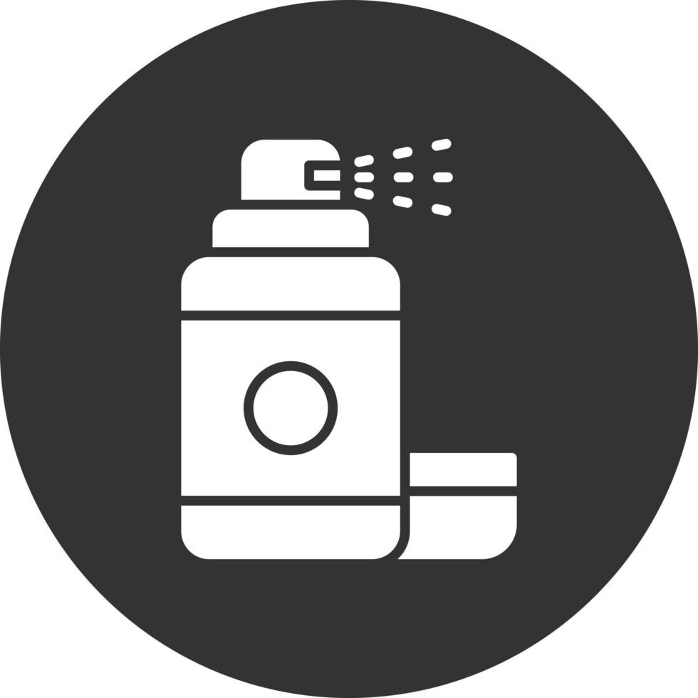 Hair Spray Creative Icon Design vector