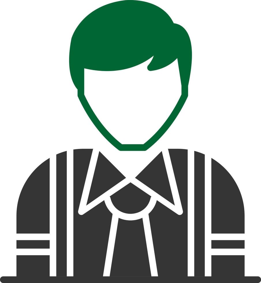 diseño de icono creativo de hombre de negocios vector