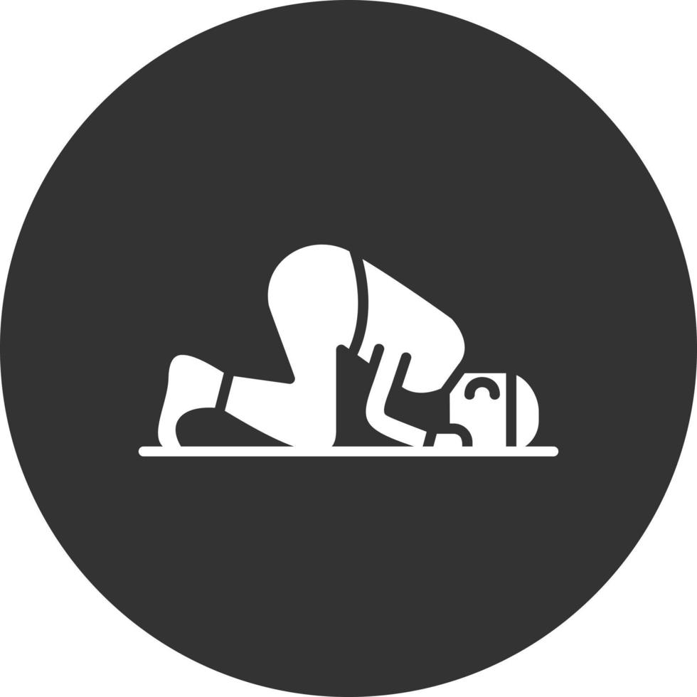 diseño de icono creativo sujud vector