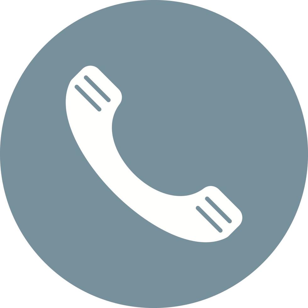 Receiver Glyph Circle Icon vector