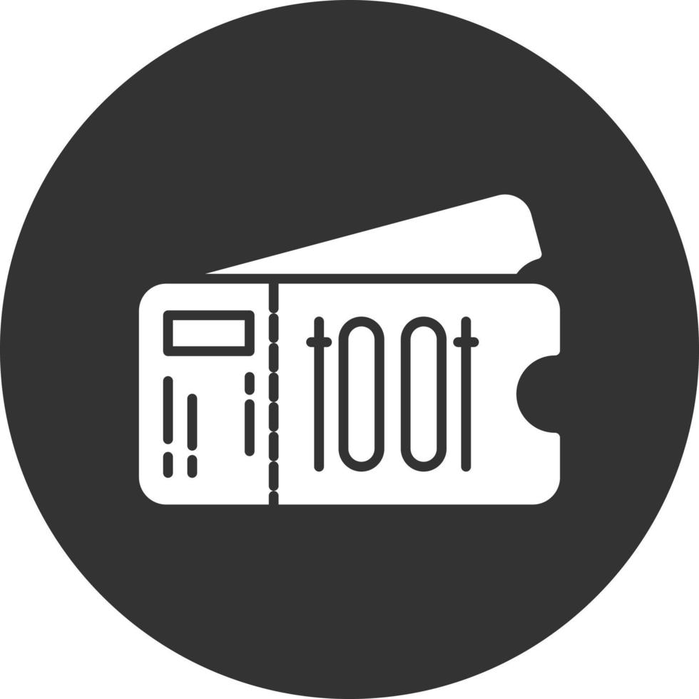 Ticket Creative Icon Design vector