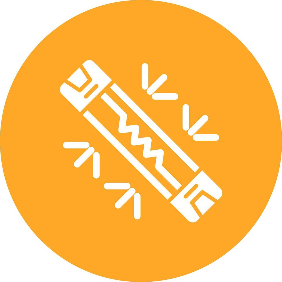 Fuse Glyph Circle Icon vector