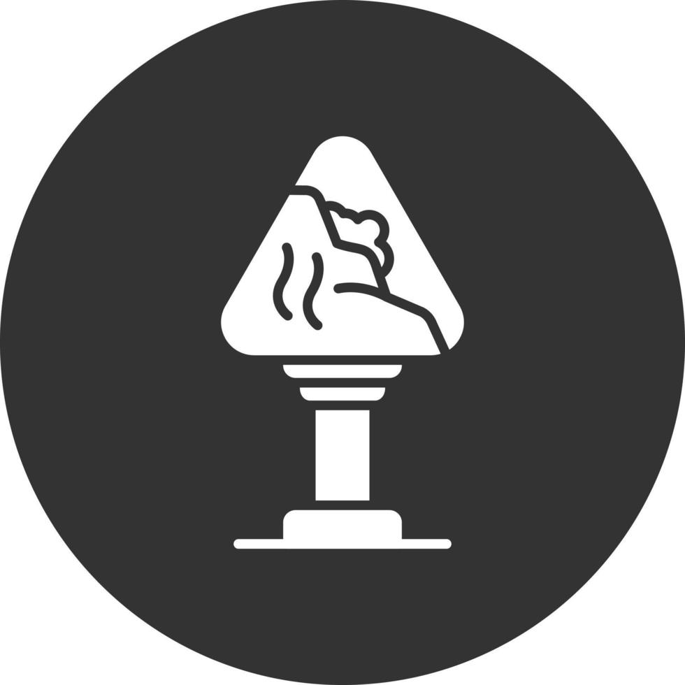Avalanche Sign Creative Icon Design vector