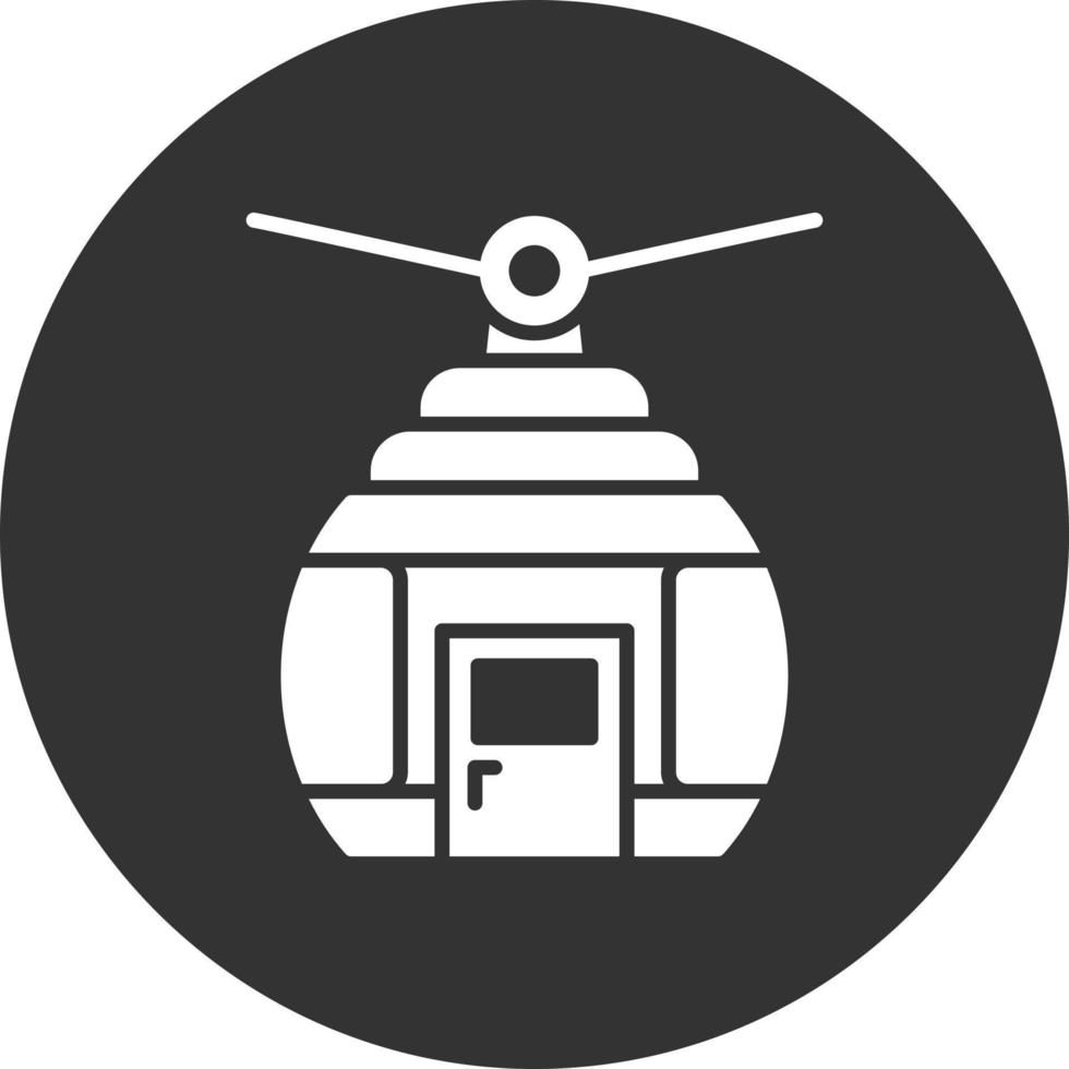 Cable Car Creative Icon Design vector