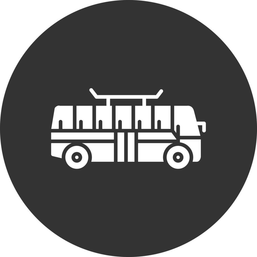 diseño de icono creativo de autobús vector