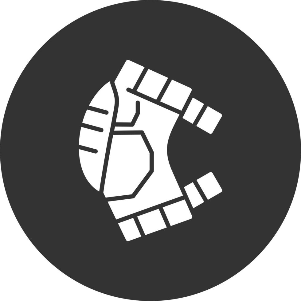 Kneepad Creative Icon Design vector