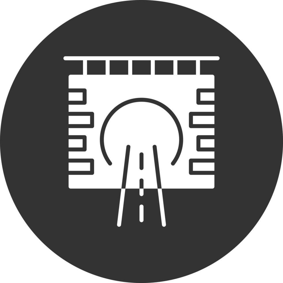 diseño de icono creativo de túnel vector