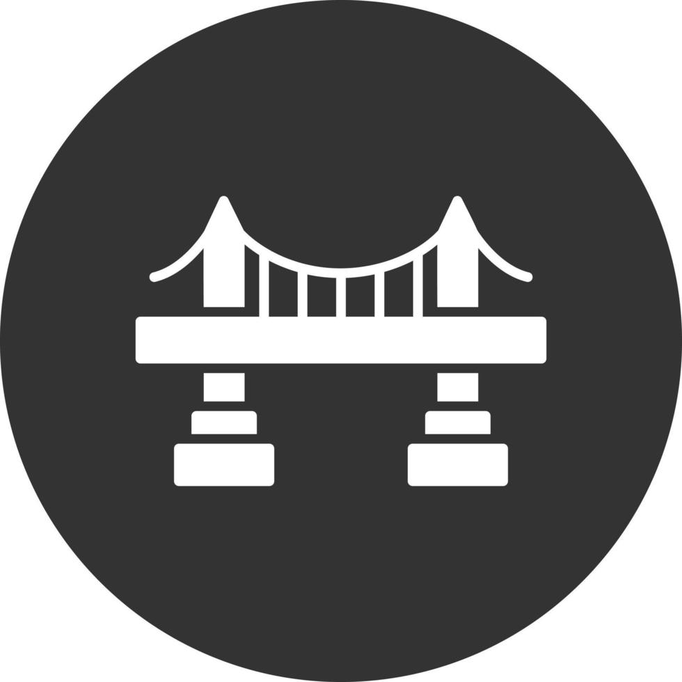 diseño de icono creativo de puente vector