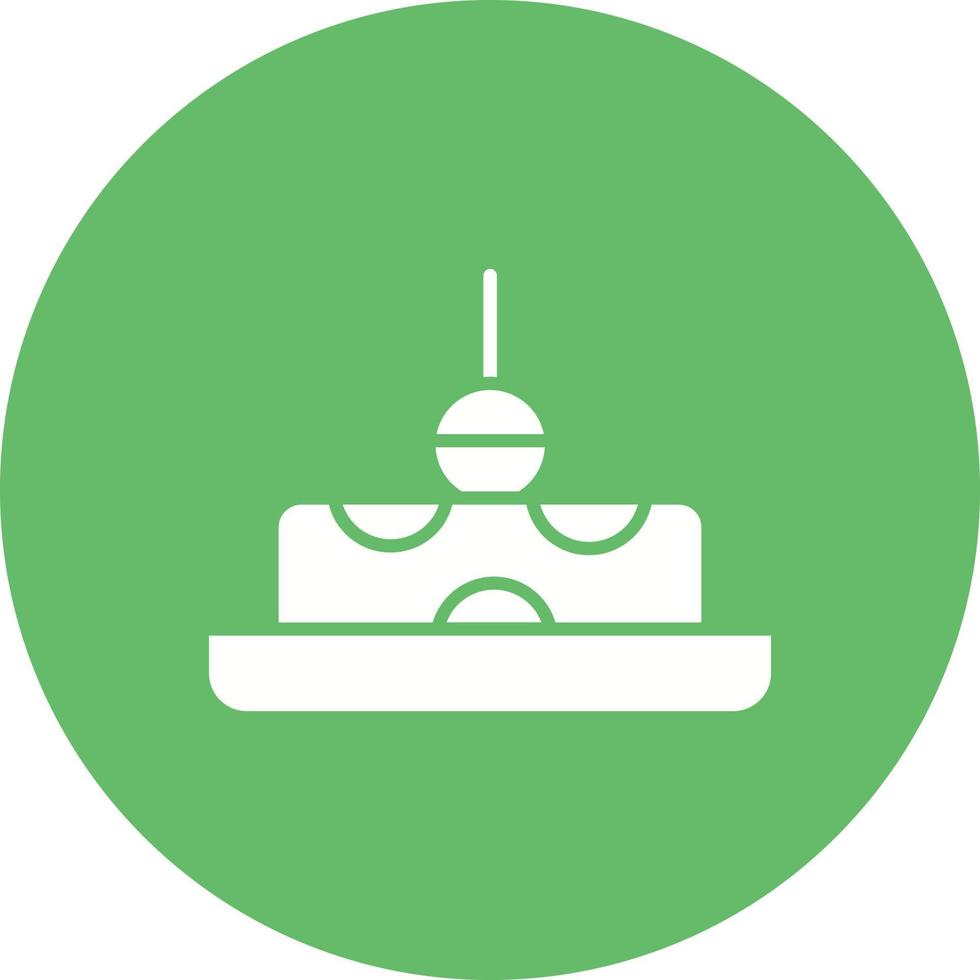 Canape Glyph Circle Icon vector