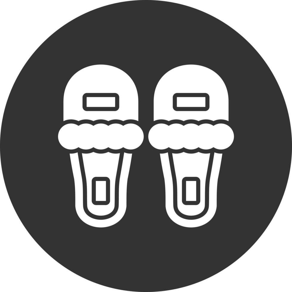 Slippers Creative Icon Design vector