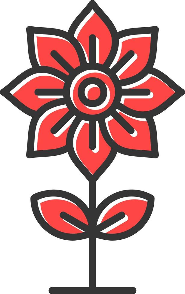 diseño de icono creativo de flor vector