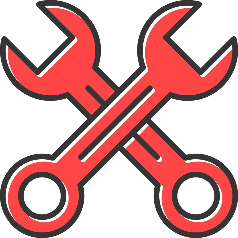 Key Mechanic Creative Icon Design vector