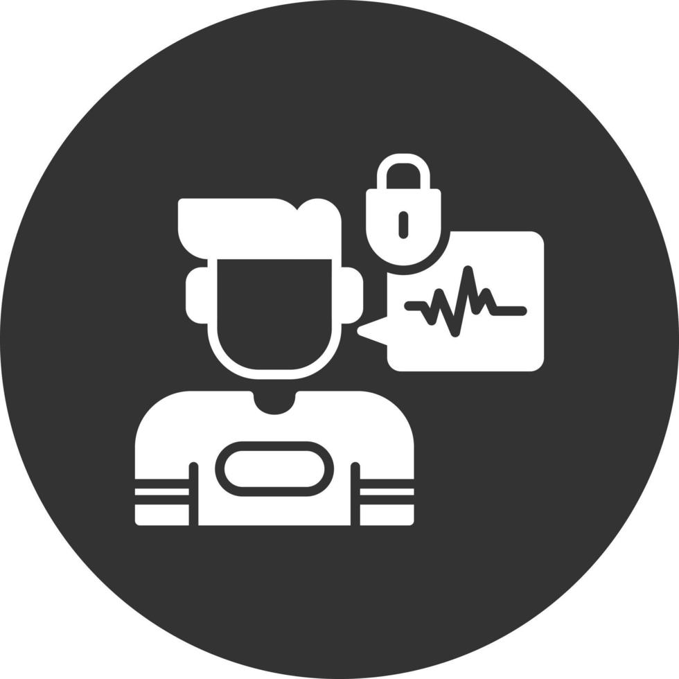 Biometric Creative Icon Design vector