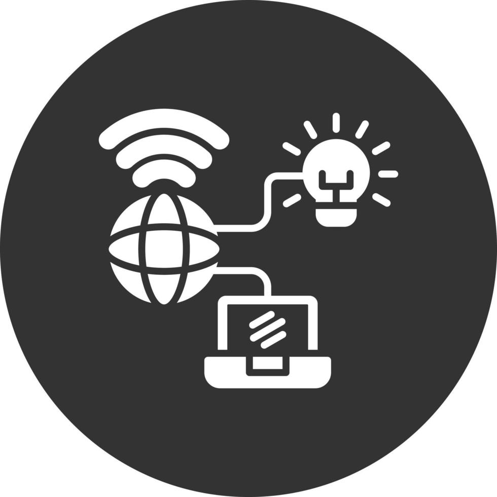 Internet Of Things Creative Icon Design vector