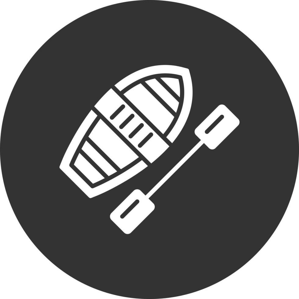 diseño de icono creativo de kayak vector