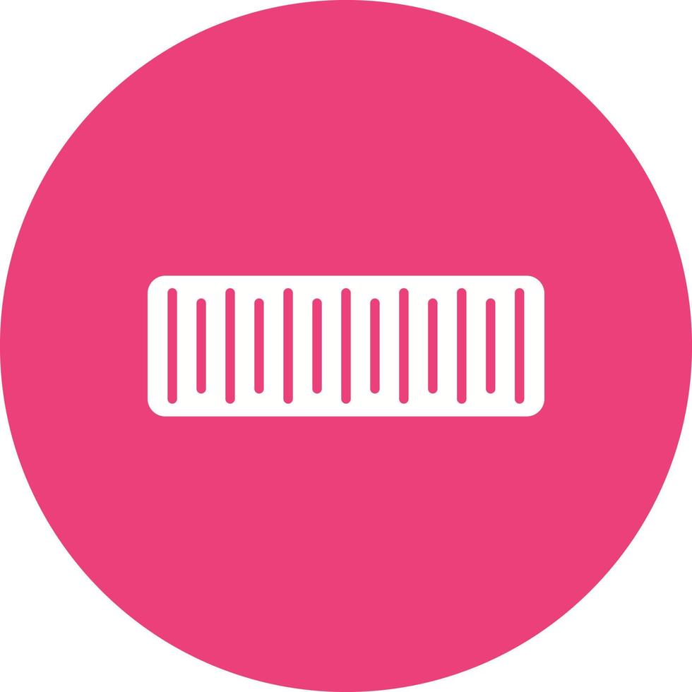 Serialization Glyph Circle Icon vector