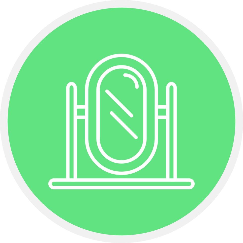 Mirror Creative Icon Design vector