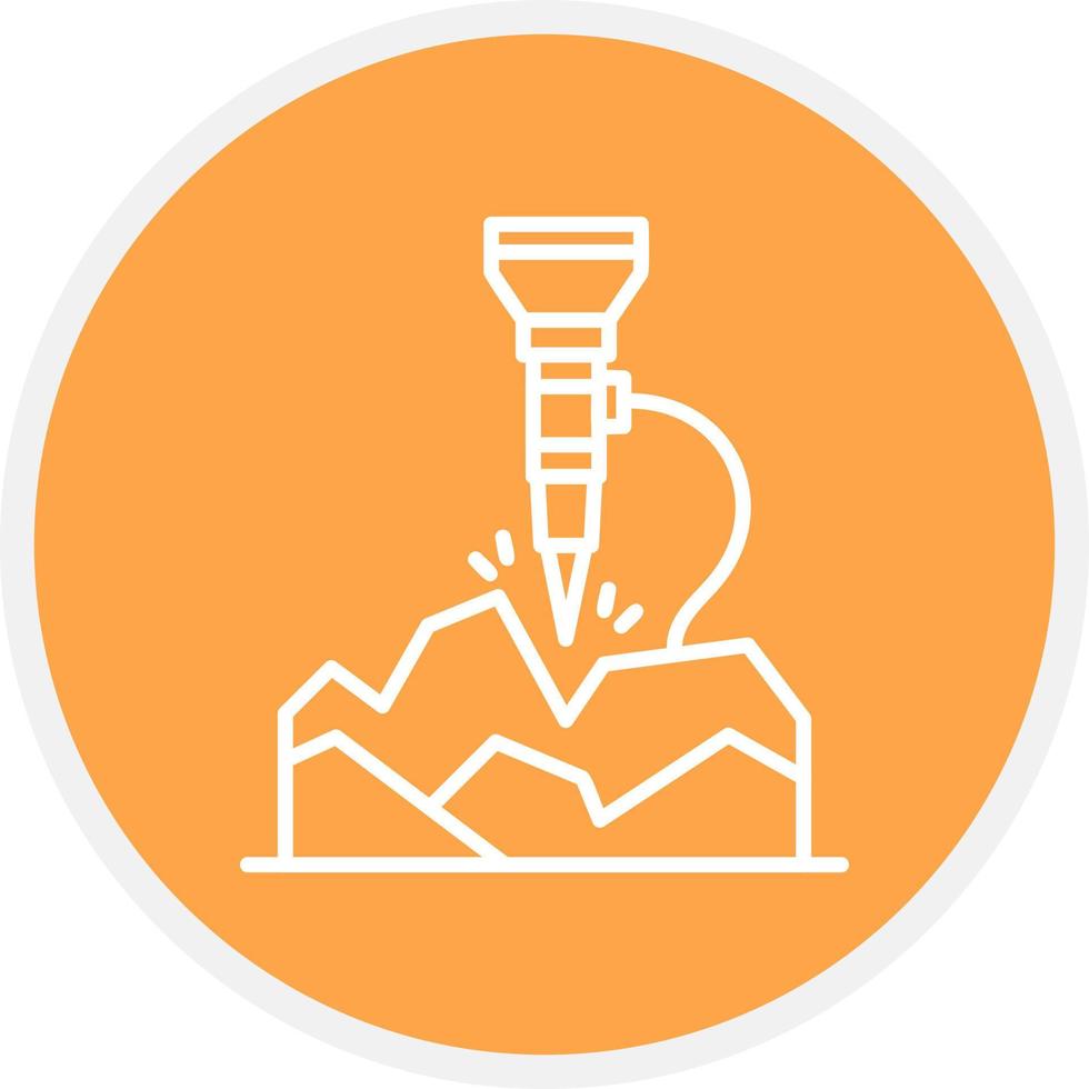 Mining Creative Icon Design vector