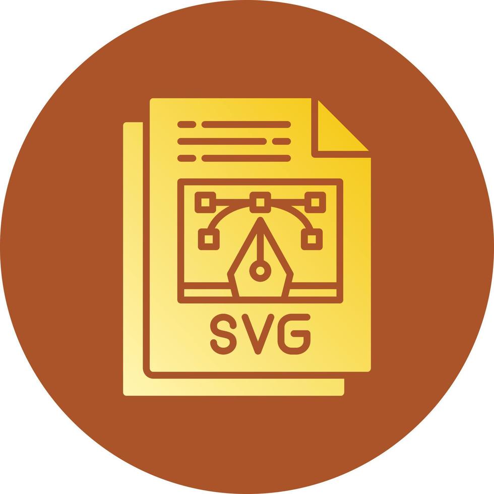 diseño de icono creativo de archivo svg vector