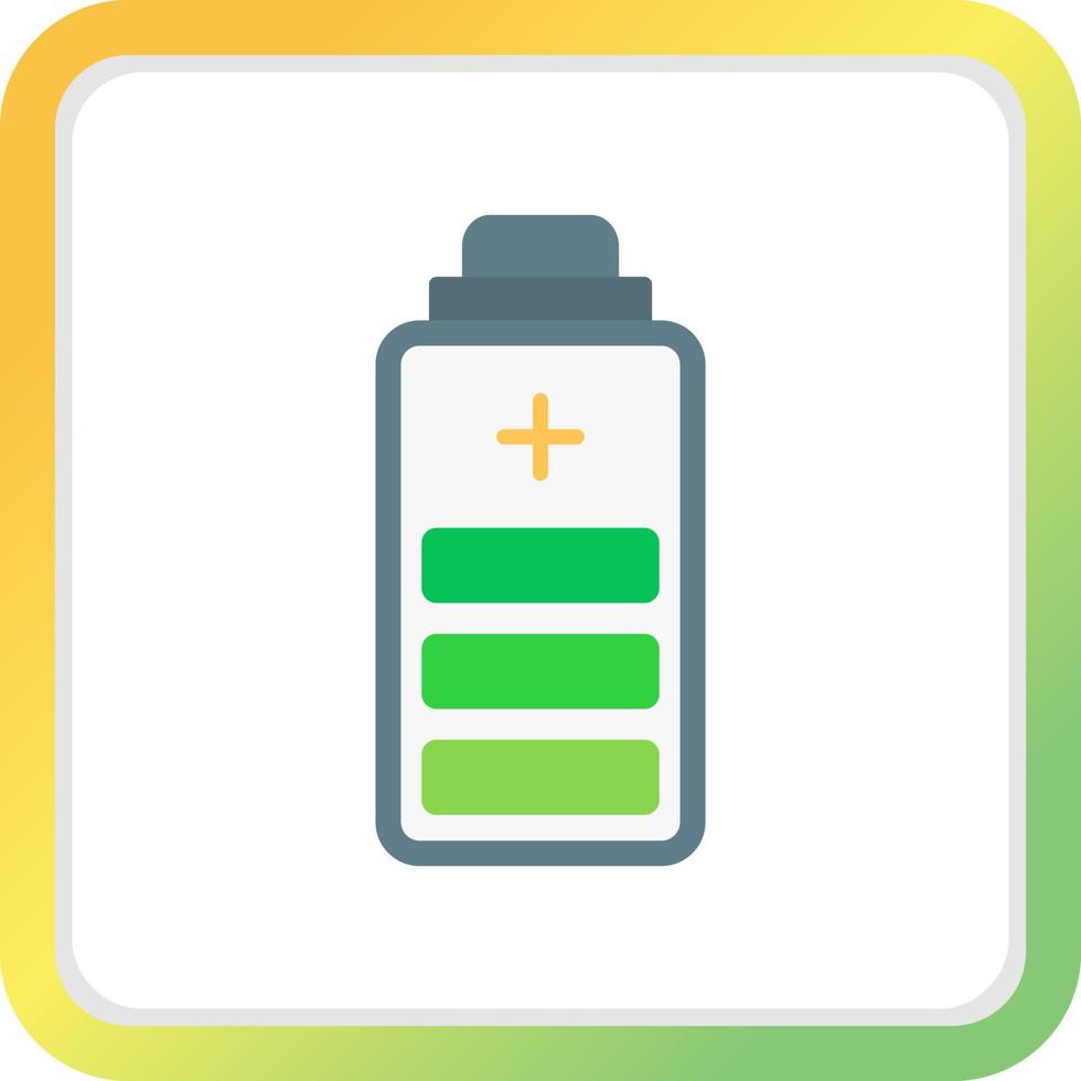 Battery Creative Icon Design vector