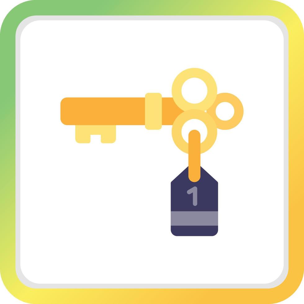 Door Key Creative Icon Design vector