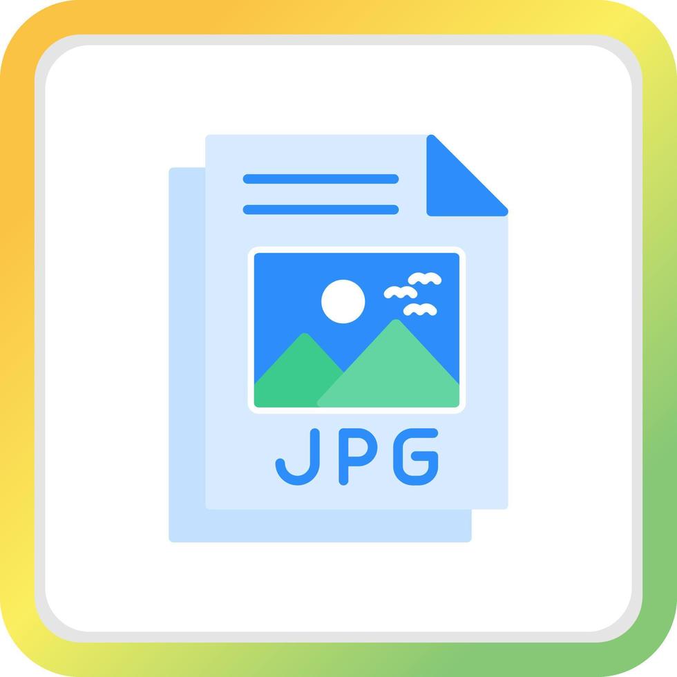 Jpg File Creative Icon Design vector