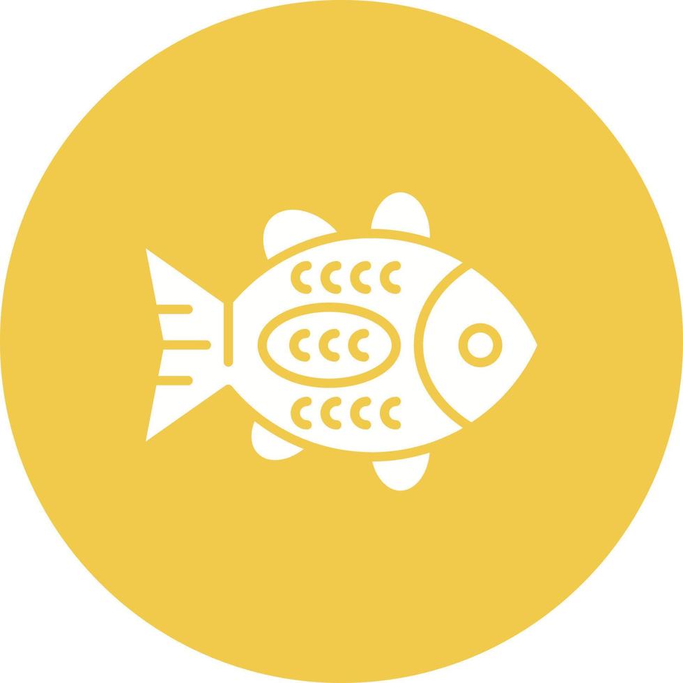 Bass Glyph Circle Icon vector
