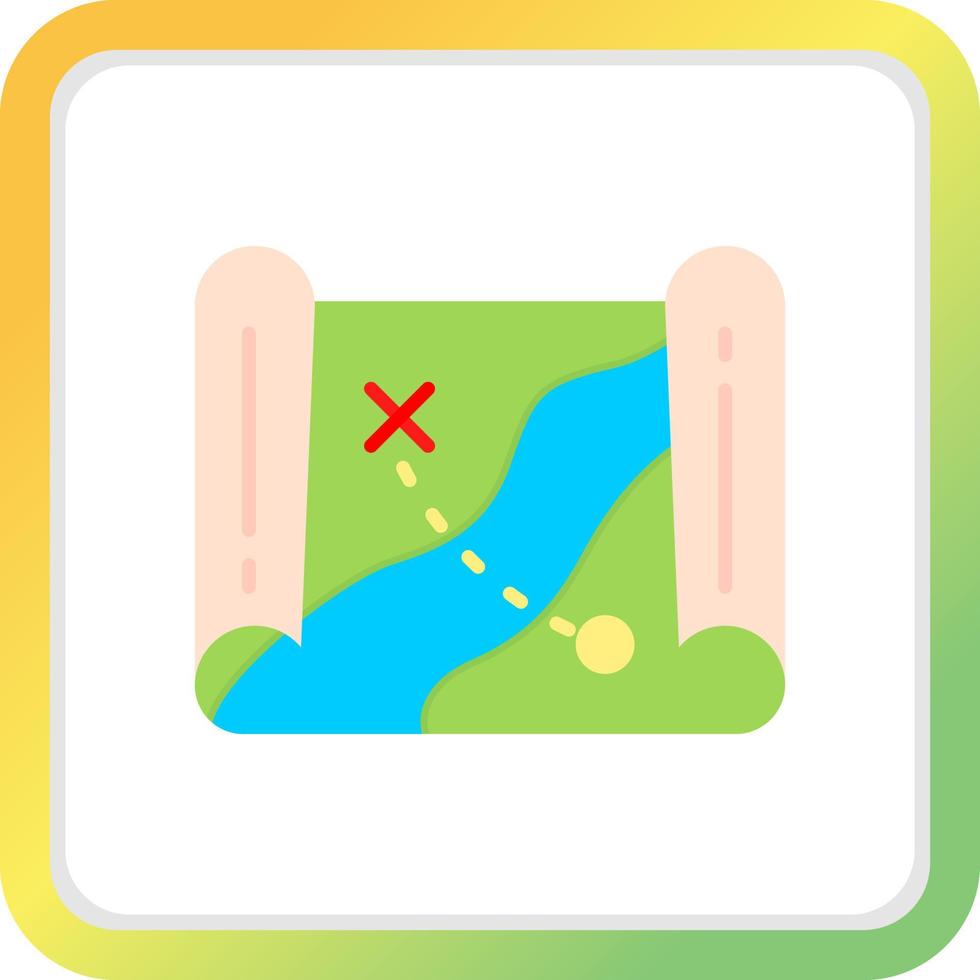 Map Creative Icon Design vector