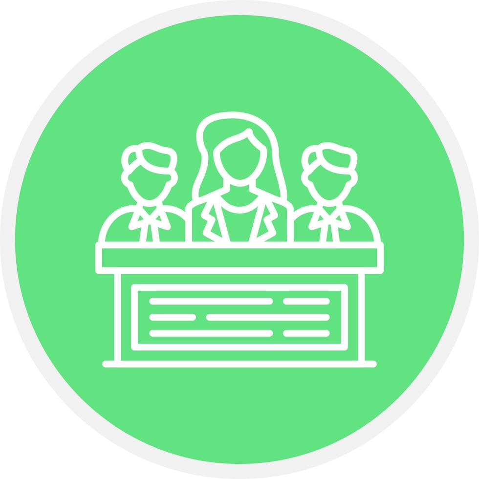 Jury Creative Icon Design vector
